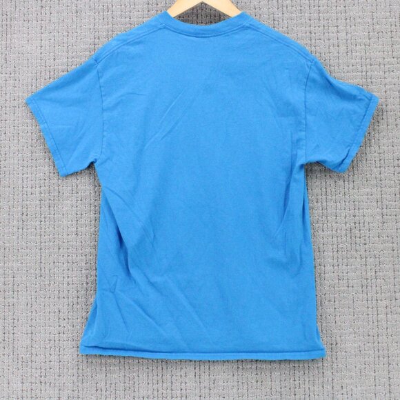 Broken Promises x Santa Cruz Shirt Mens Medium M Blue Short Sleeve Big Graphic - Picture 7 of 9